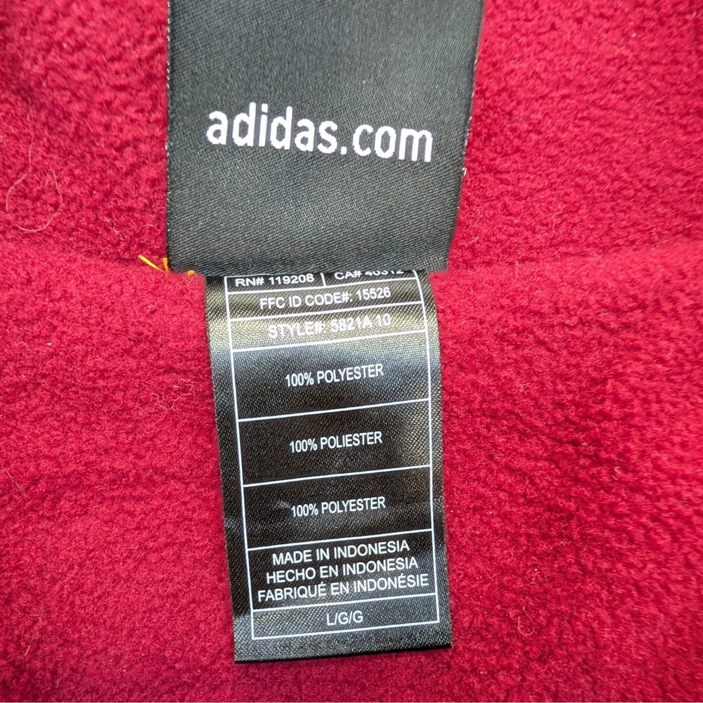 Adidas Cleveland Cavaliers Full Zip Fleece Lined Jacket - Picture 7 of 14